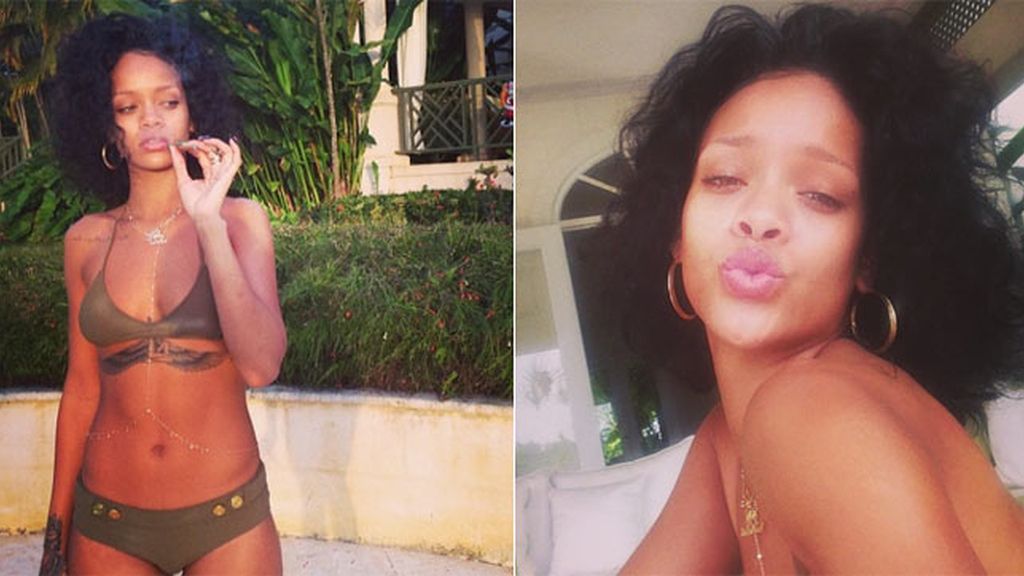 Rihanna, de vacaciones en Barbados