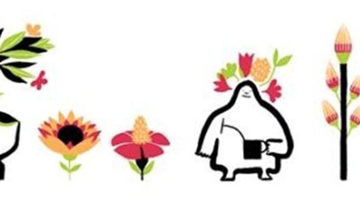 El doodle primaveral de Google