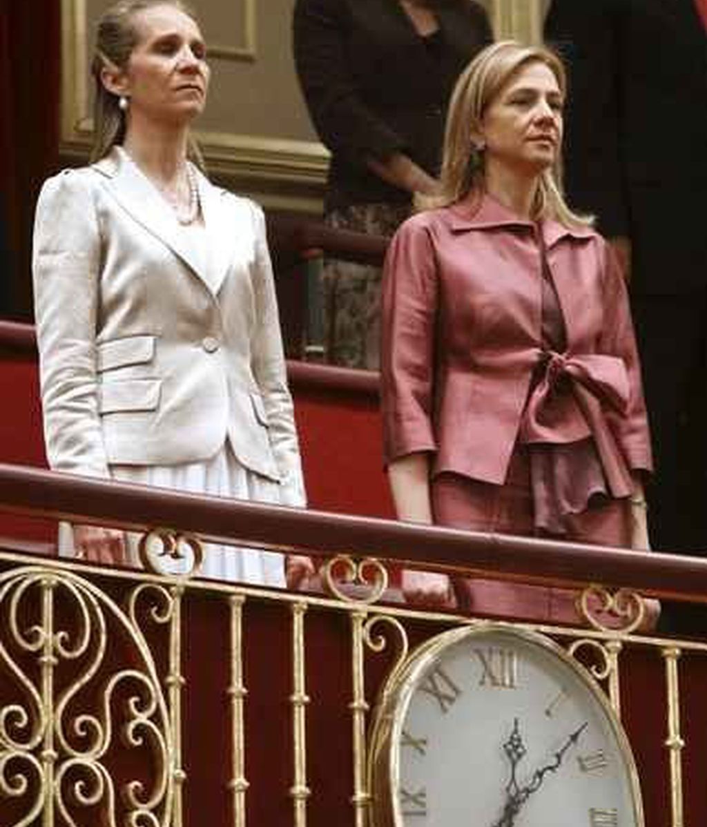 Las Infantas, en la apertura de la IX Legislatura