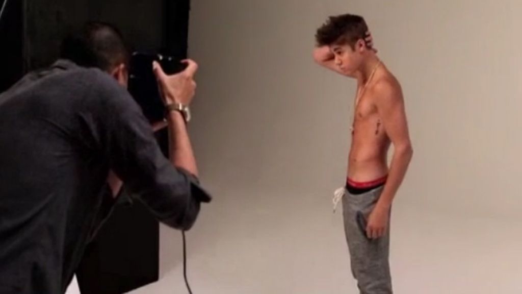 La sesión de foto de Justin Bieber