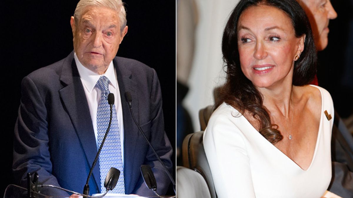 George Soros y Esther Koplowitz