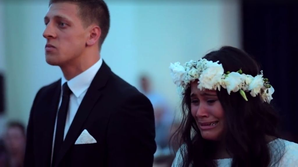 Emocionante haka en una boda