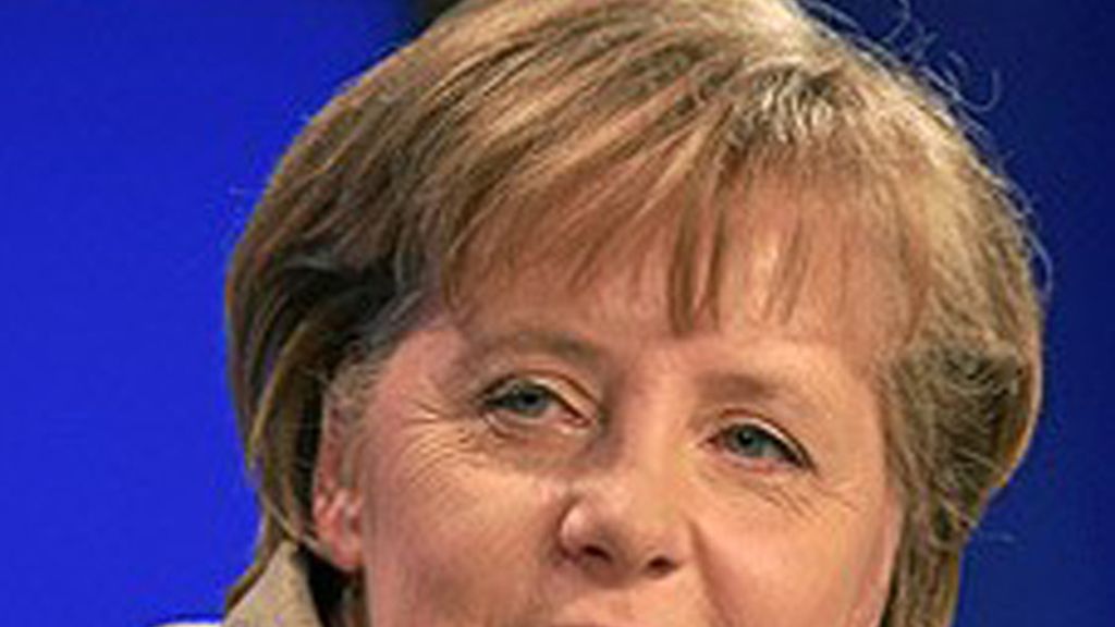 Ángela Merkel, a su llegada a una reunión en Bruselas de líderes del Partido Popular Europeo (PPE).