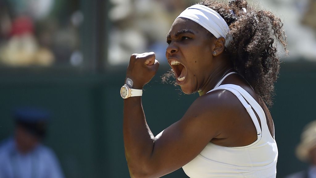 Las mejores imágenes de la final histórica de Garbiñe Muguruza frente a Serena Williams en Wimbledon