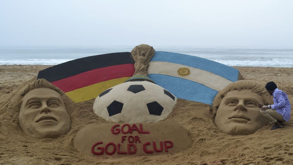 Sábado, 12 de julio: En las playas brasileñas ya sólo se respira ambiente de final