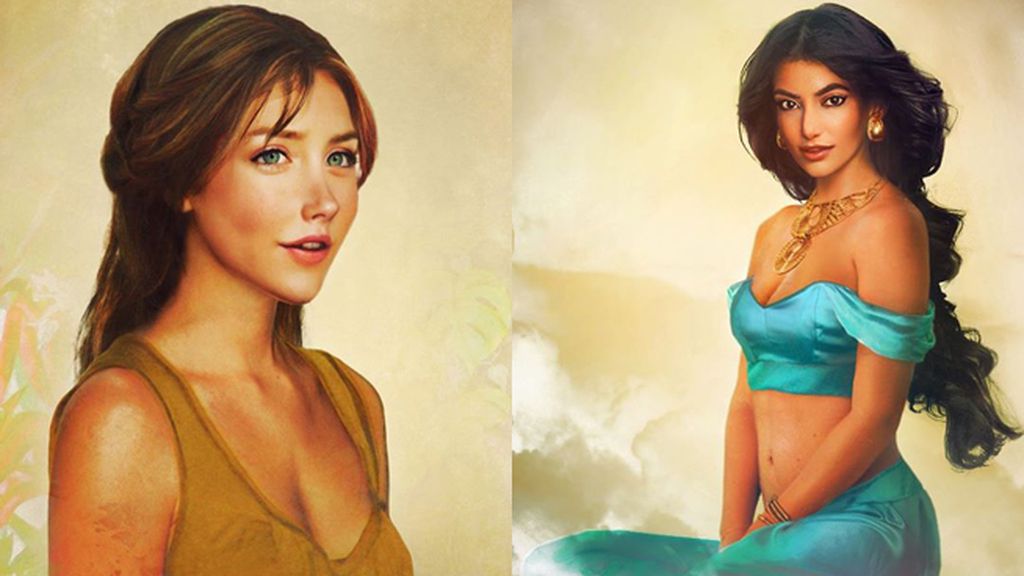 ¿Cómo serían las princesas Disney si fueran de carne y hueso?