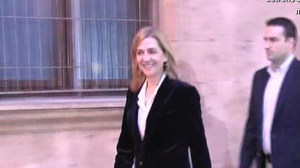 La Infanta abandona los juzgados de Palma