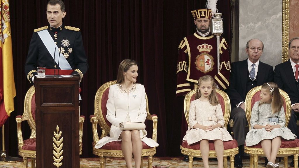 El rey Felipe VI pronuncia el primer discurso de su reinado