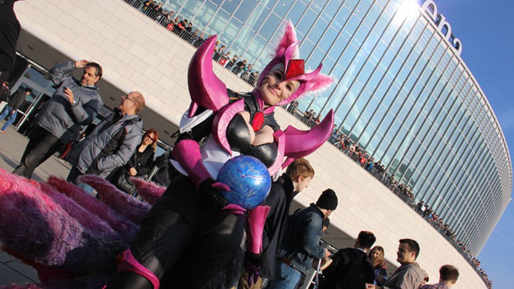 Durante las finales del campeonato del mundo