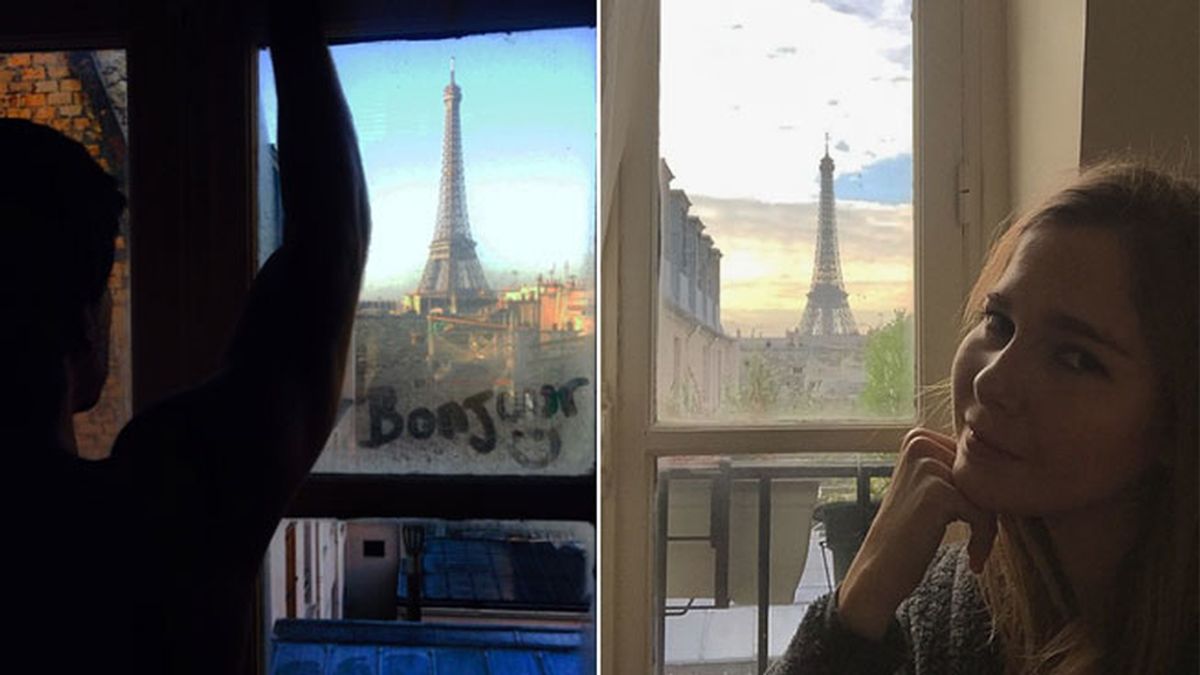 Marc Clotet y Natalia Sanchez en Paris