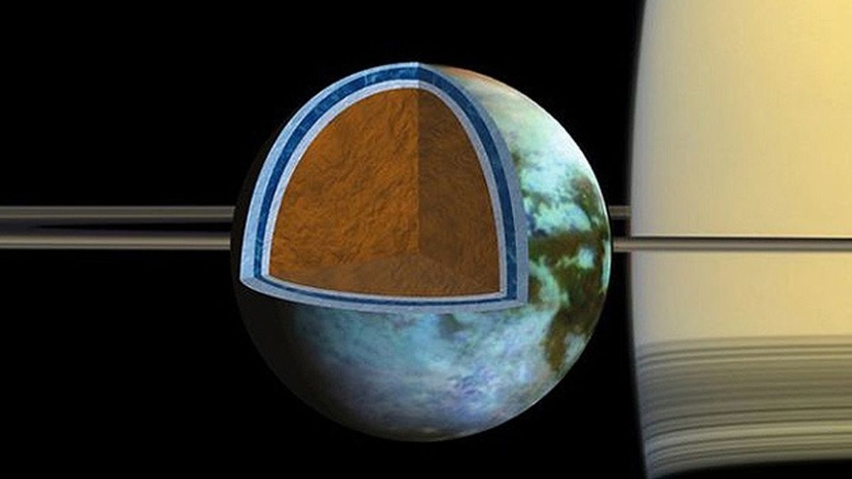 La mayor luna de Saturno podría parecerse al Mar Muerto