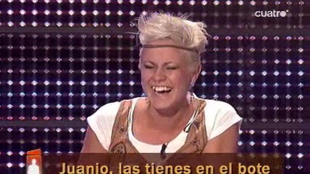 Ataque de risa general entre las chicas