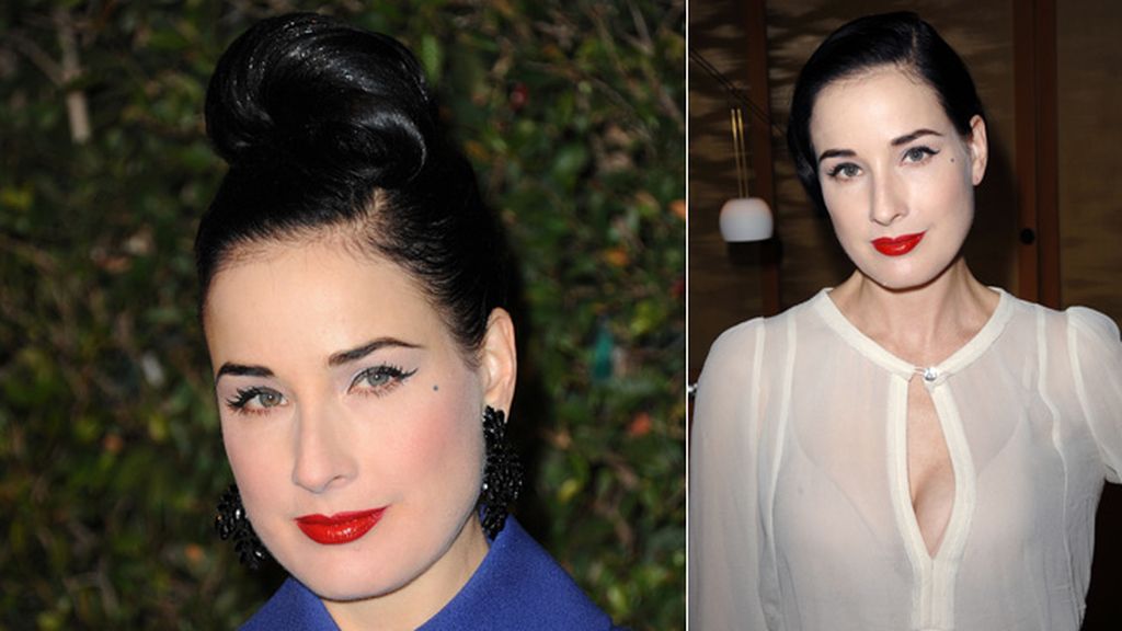 Paso 5: Haz como Dita Von Teese y aplica una tenue sombra
