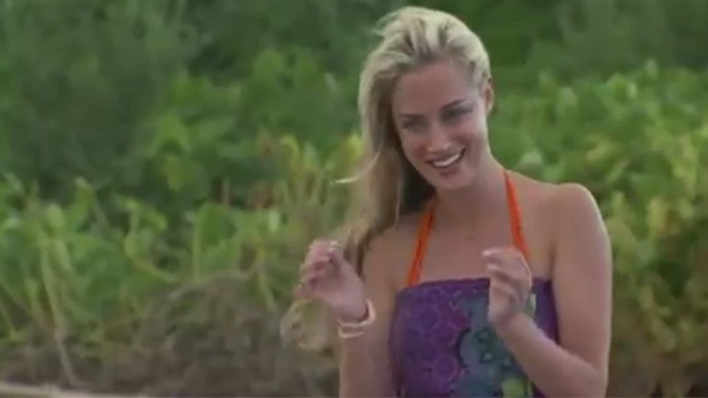 La modelo en 'Tropika Isla del Tesoro'