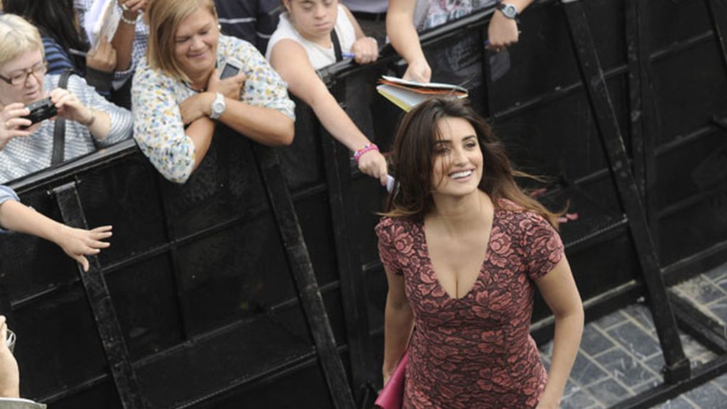 Penélope Cruz llega por fin a San Sebastián