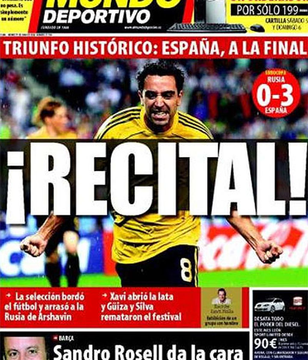 La prensa nacional e internacional se rinde a España