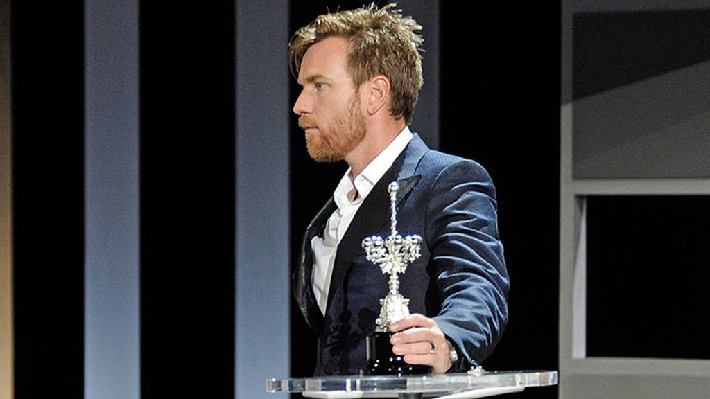 Ewan Mc Gregor recoge su Premio en el Festival de San Sebastián