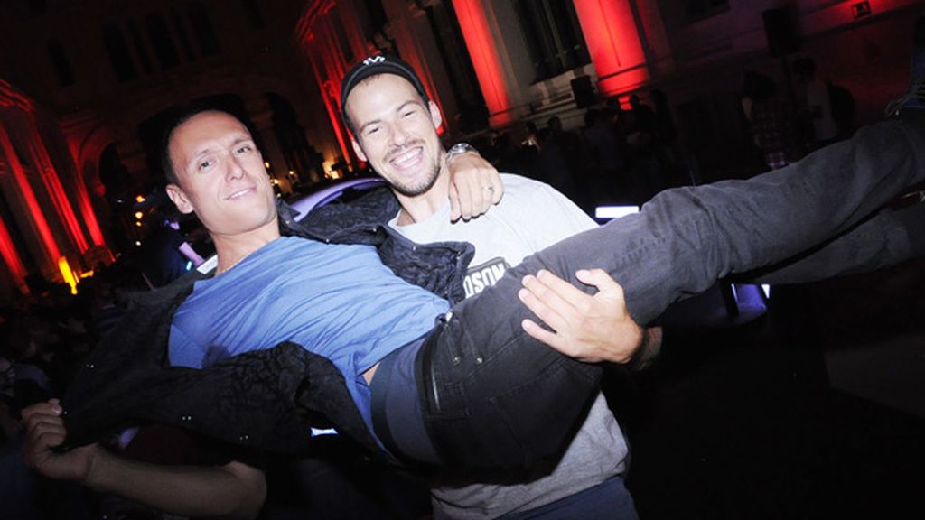 Gorka Postigo y Olfo Bosé.