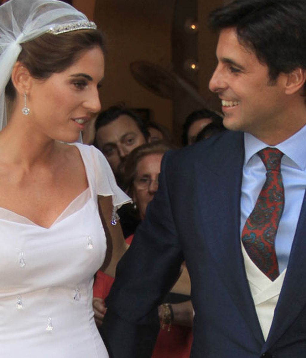 Así ha sido el vestido de Lourdes Montes en su segunda boda con Fran Rivera