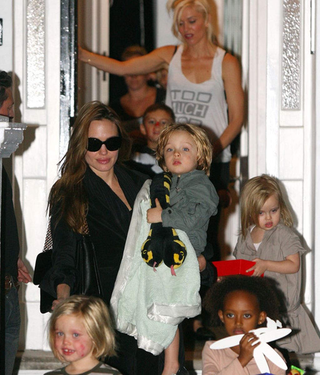 Fiesta de los hijos de Angelina y los de Gwen Stefani