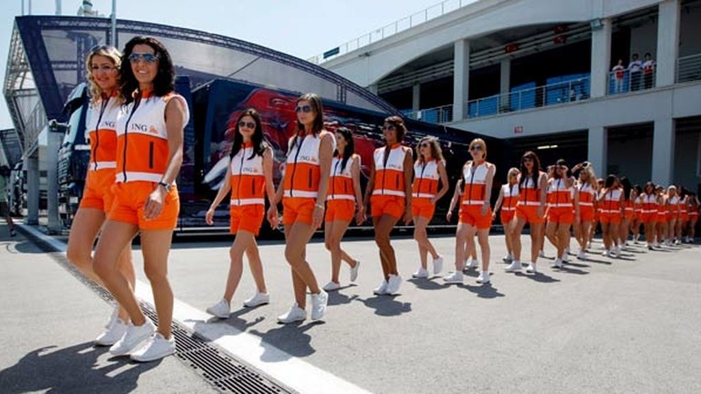 Las chicas del Gran Premio de Turquía