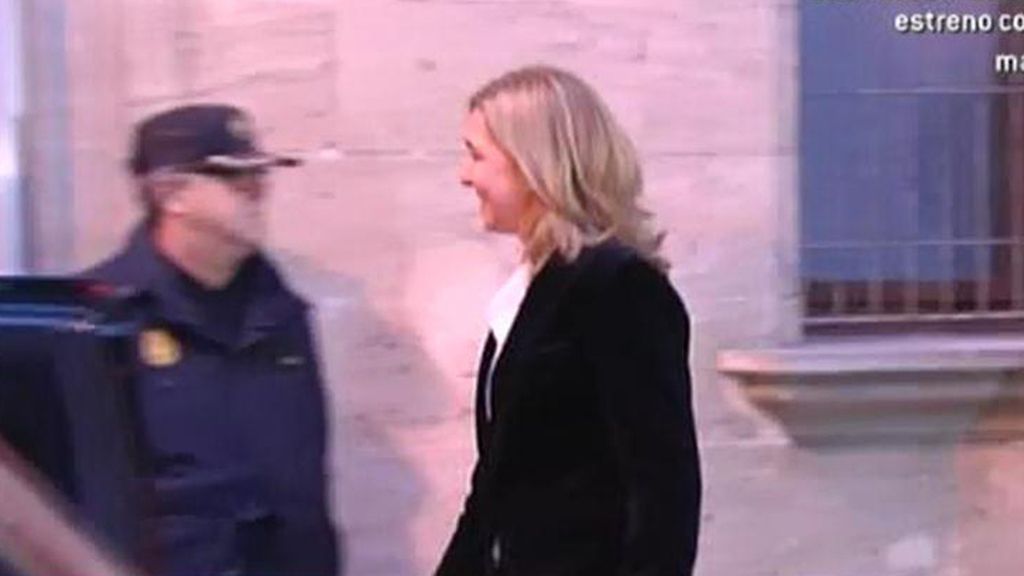 La Infanta abandona los juzgados de Palma