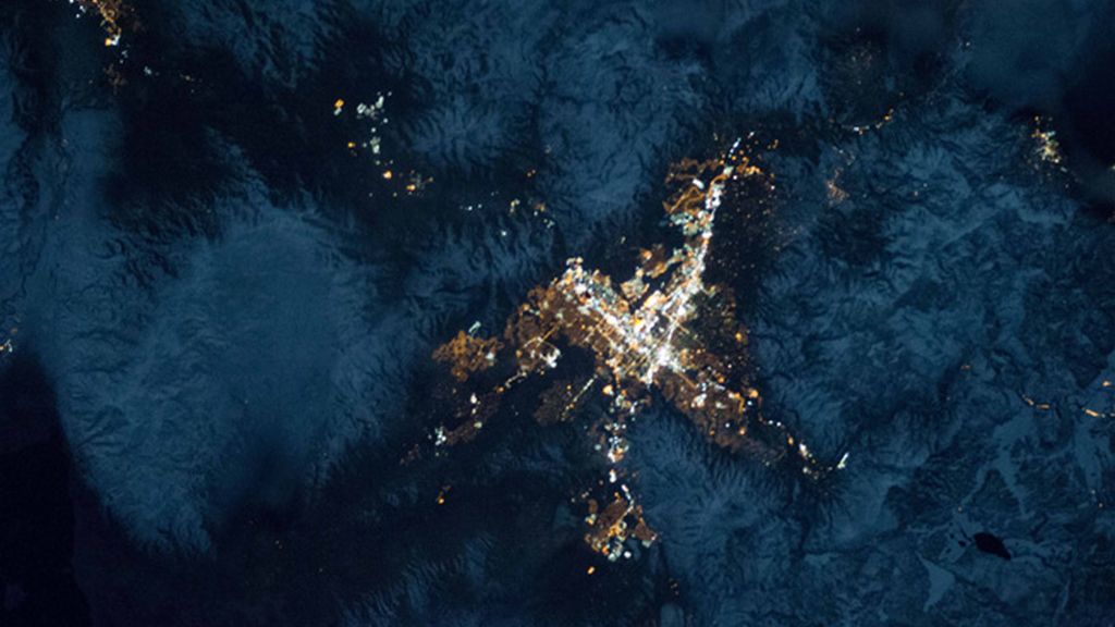 Ciudades brillantes desde el espacio