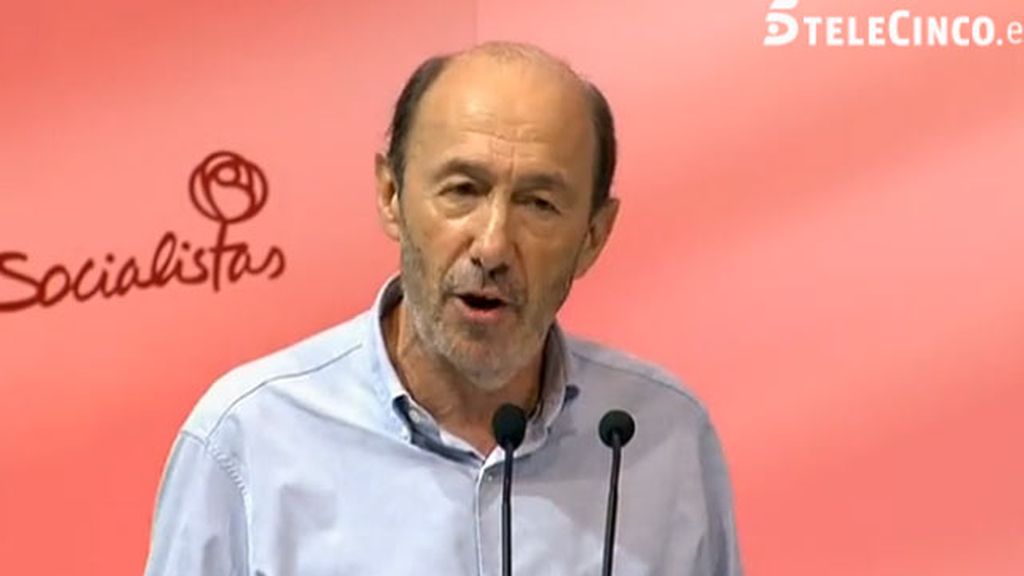 Rubalcaba. Foto: telecinco.es