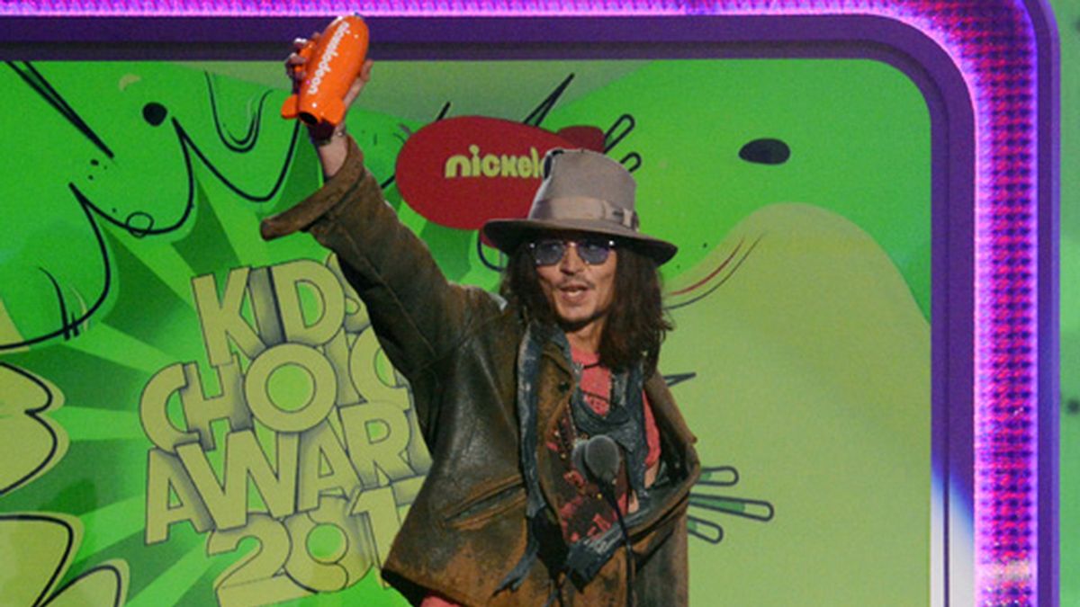 Johnny Depp, Mejor actor de cine en los 'Kids Choice Awards'