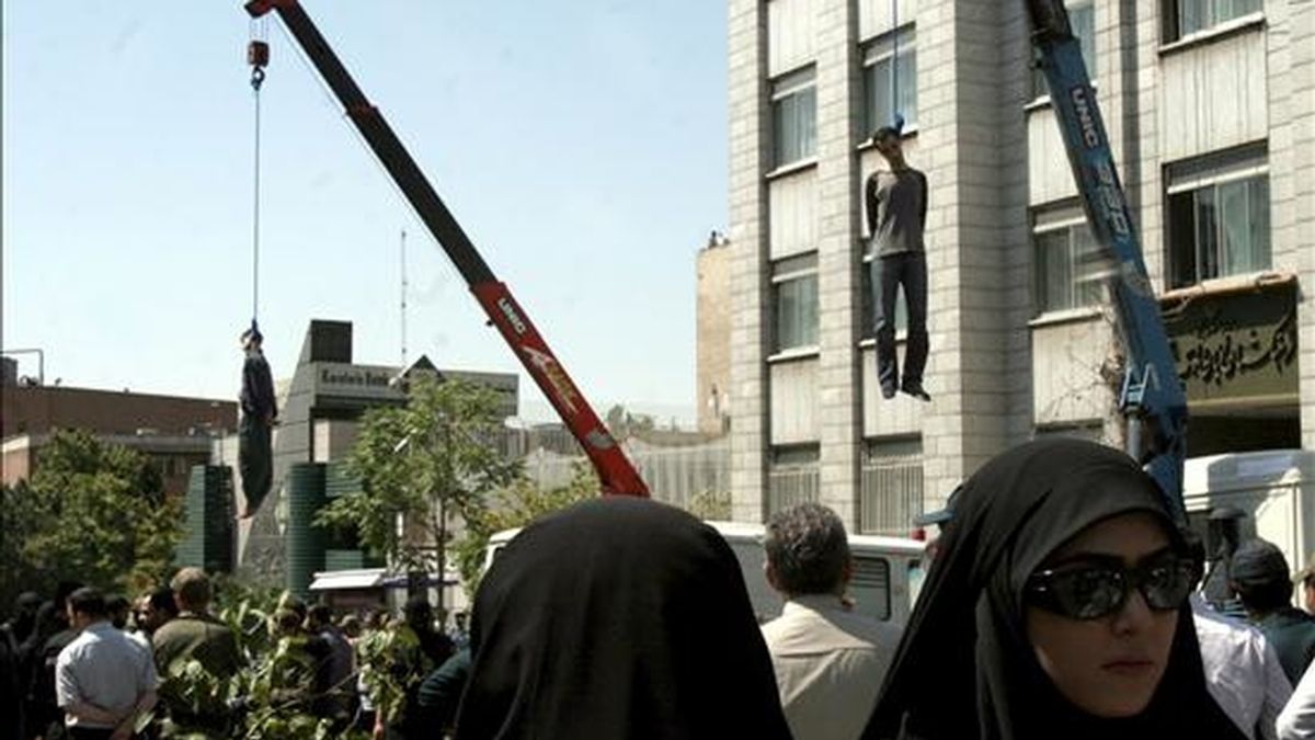 Dos hombres ejecutados en Teherán, Irán. EFE/Archivo