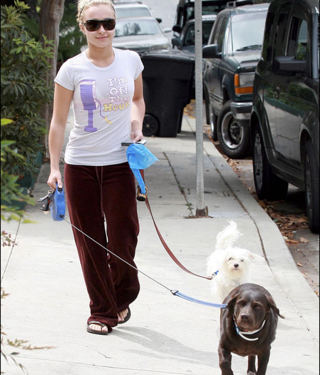 ¡Las celebrities sí que recogen las cacas de sus perros!