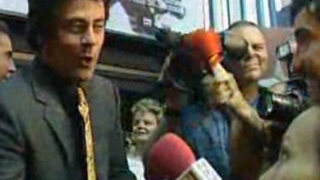 Con Benicio del Toro