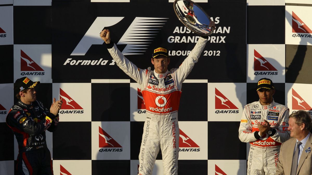 Podium del Gran Premio de Australia