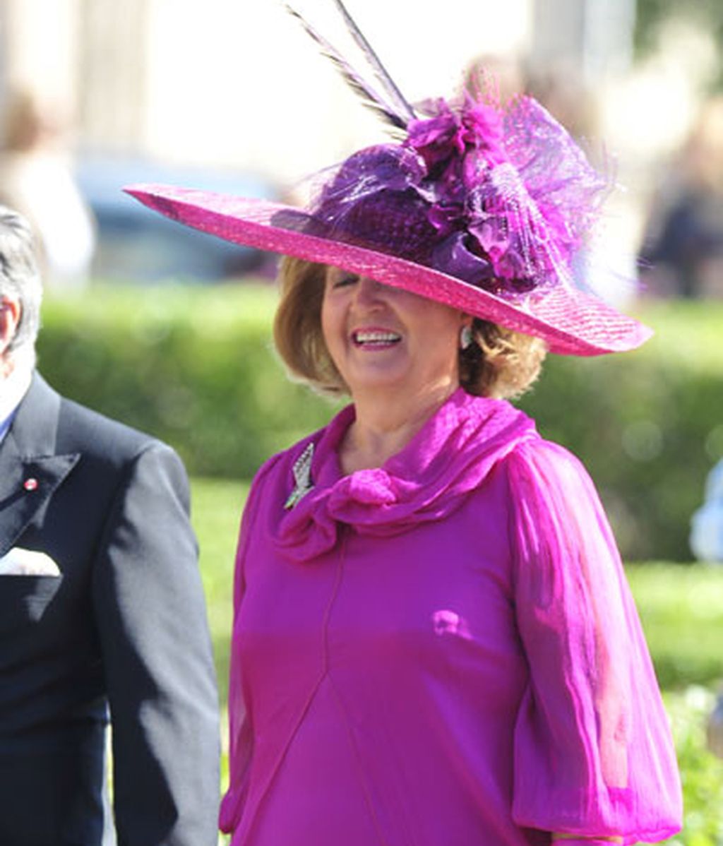 El tocado, protagonista de la boda de Rafa Medina y Laura Vecino