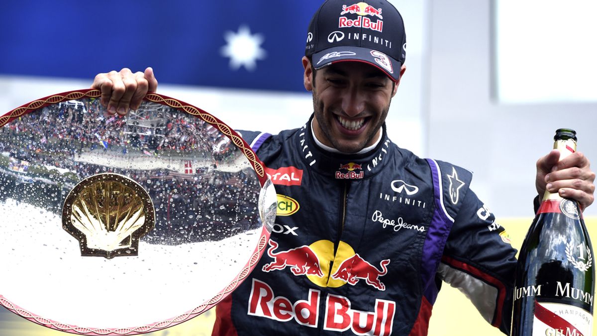 Ricciardo logra la victoria en el Gran Premio de Bélgica