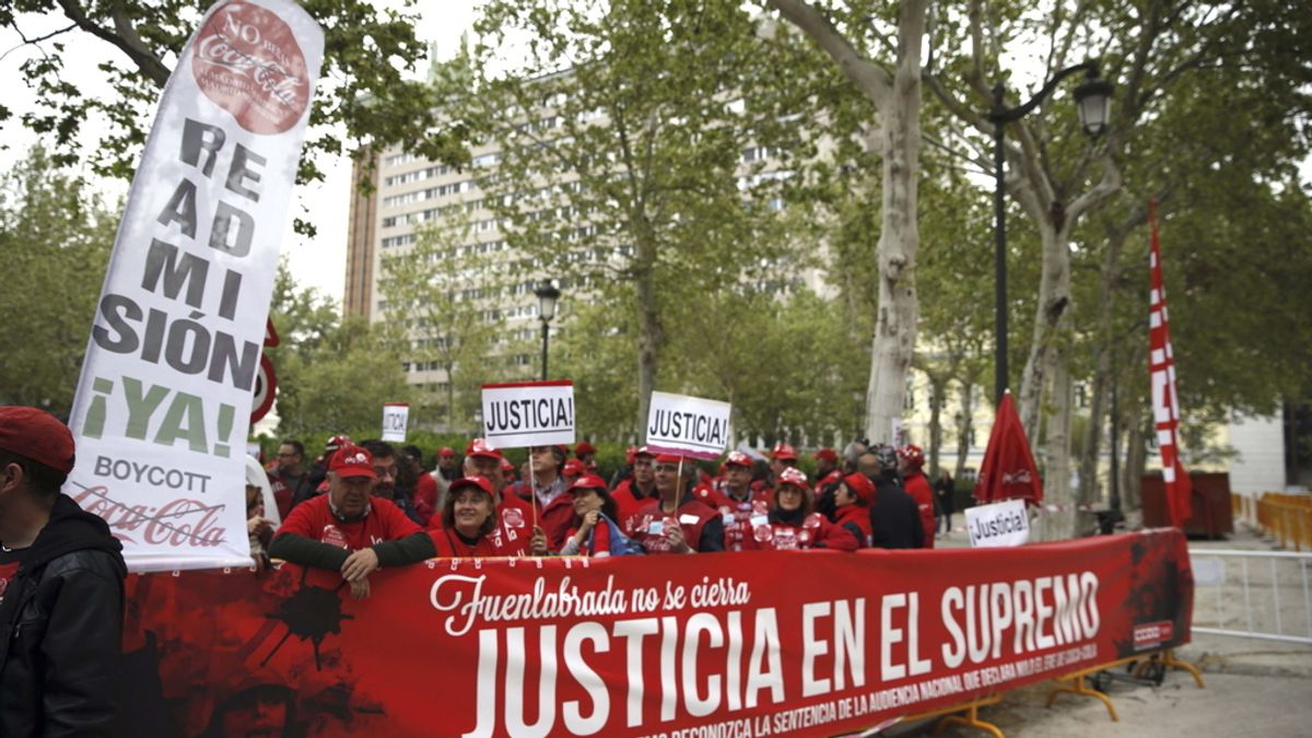 Los trabajadores de Coca-cola celebran que el Supremo haya anulado el despido colectivo