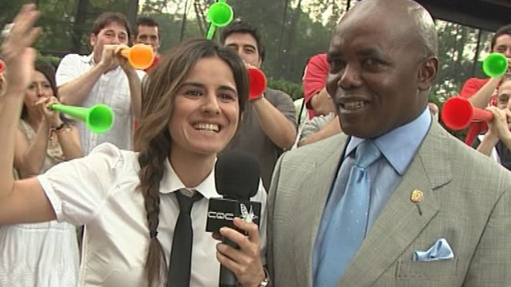 Esti Gabilondo y las vuvuzelas