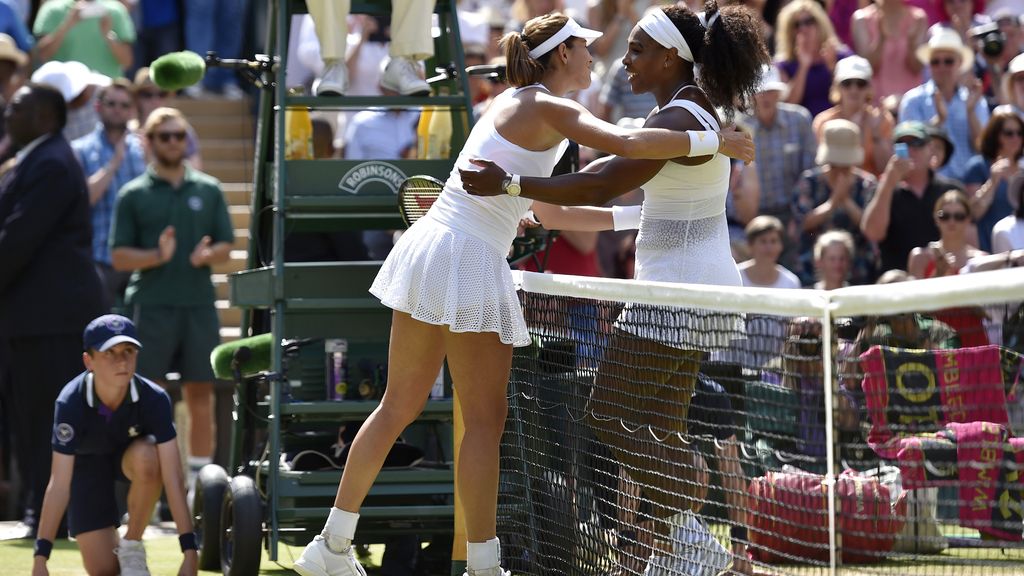 Las mejores imágenes de la final histórica de Garbiñe Muguruza frente a Serena Williams en Wimbledon