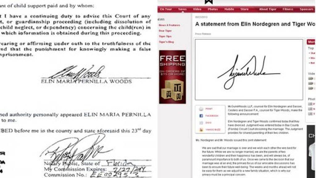 El peor año de Tiger: divorcio en 14 pasos