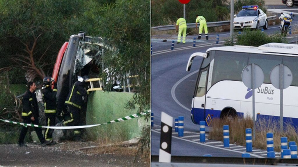 Accidente de autobús en Alicante Accidente de autobús en Alicante