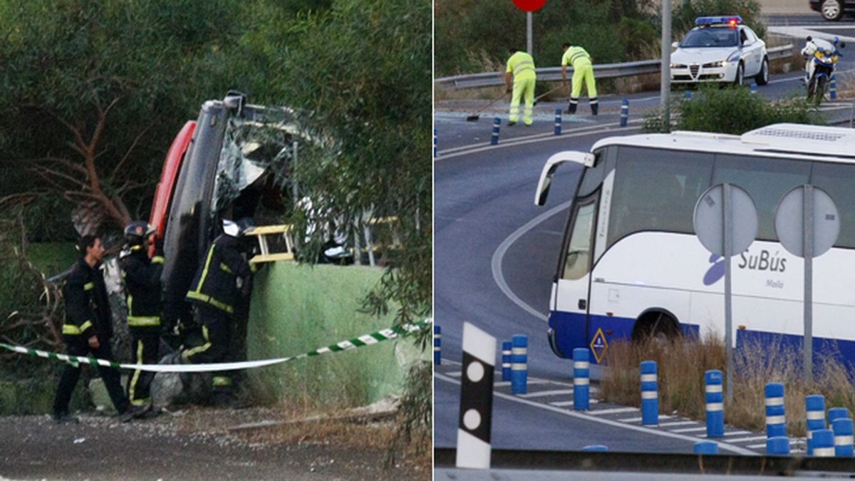 Accidente de autobús en Alicante