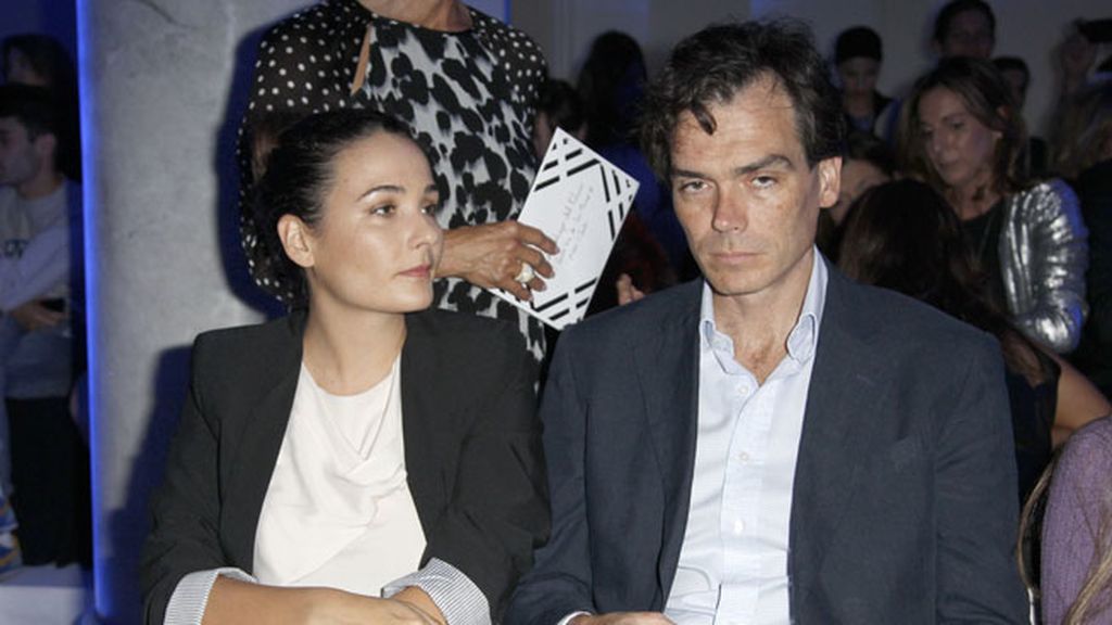 Adriana Domínguez en el desfile de Alvarno