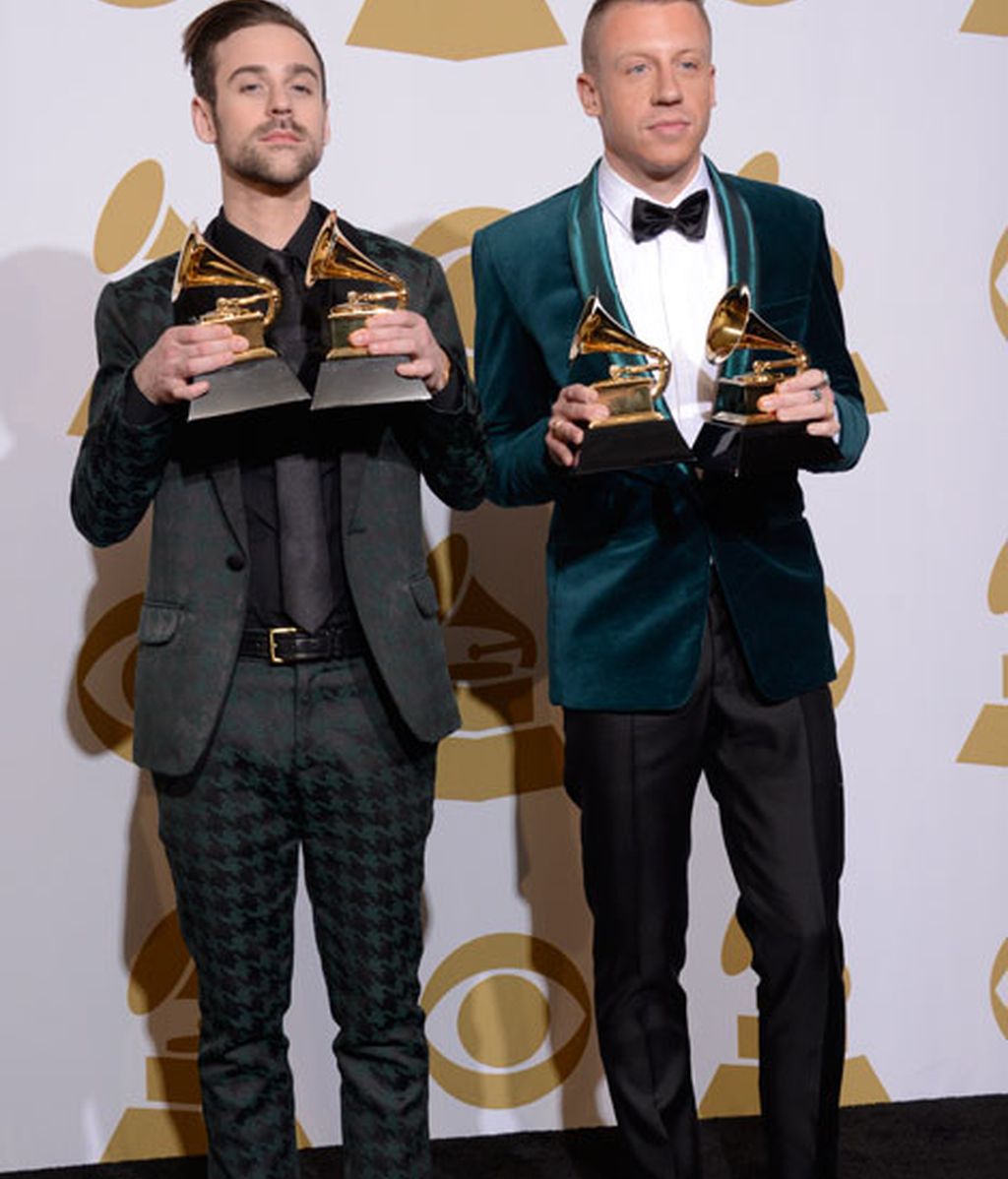 Ryan Lewis y Macklemore, triunfadores en las categorías de rap