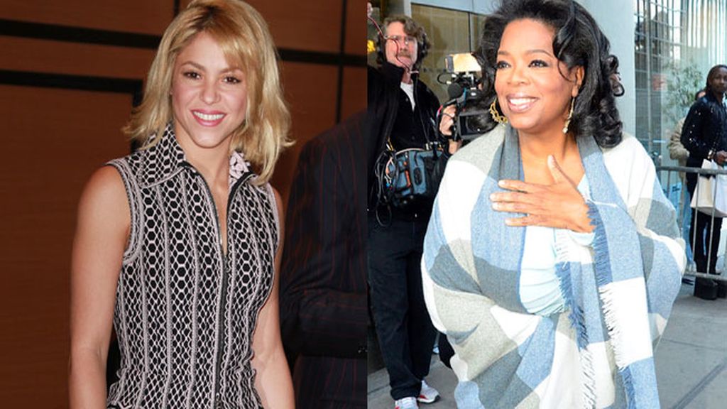 Shakira y Oprah Winfrey