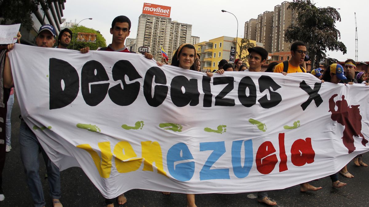 Descalzos contra Maduro