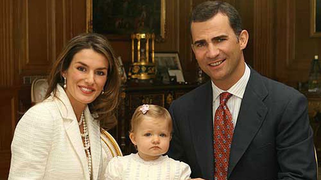 Foto oficial de su primer cumpleaños