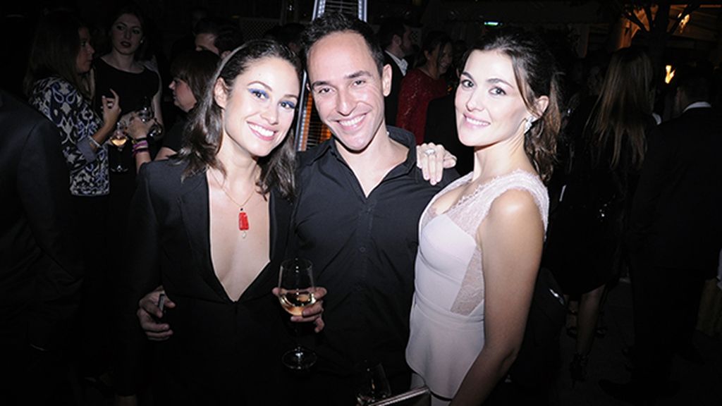 Aída Folch, de Armani, Jesús Rodríguez y Marta Nieto, de BCBG