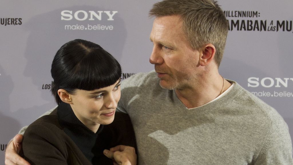 Daniel Craig presenta la última de 'Millenium' en Madrid