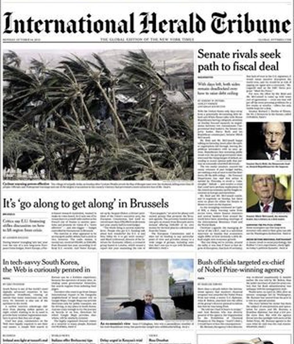 El 'International Herald Tribune' cambia de nombre tras 126 años de