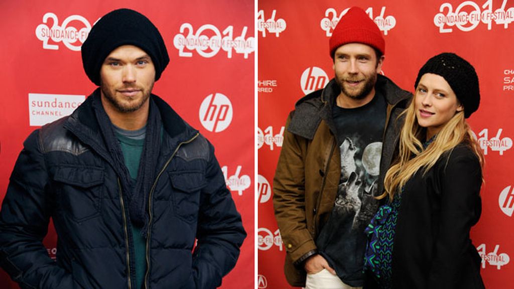 Mark Webber y su esposa, Teresa Palmer, en 'Happy Christmas'